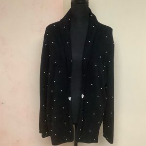 Cardigan Sweater with beaded details